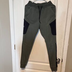 Under Armour Green Joggers with Black Accents